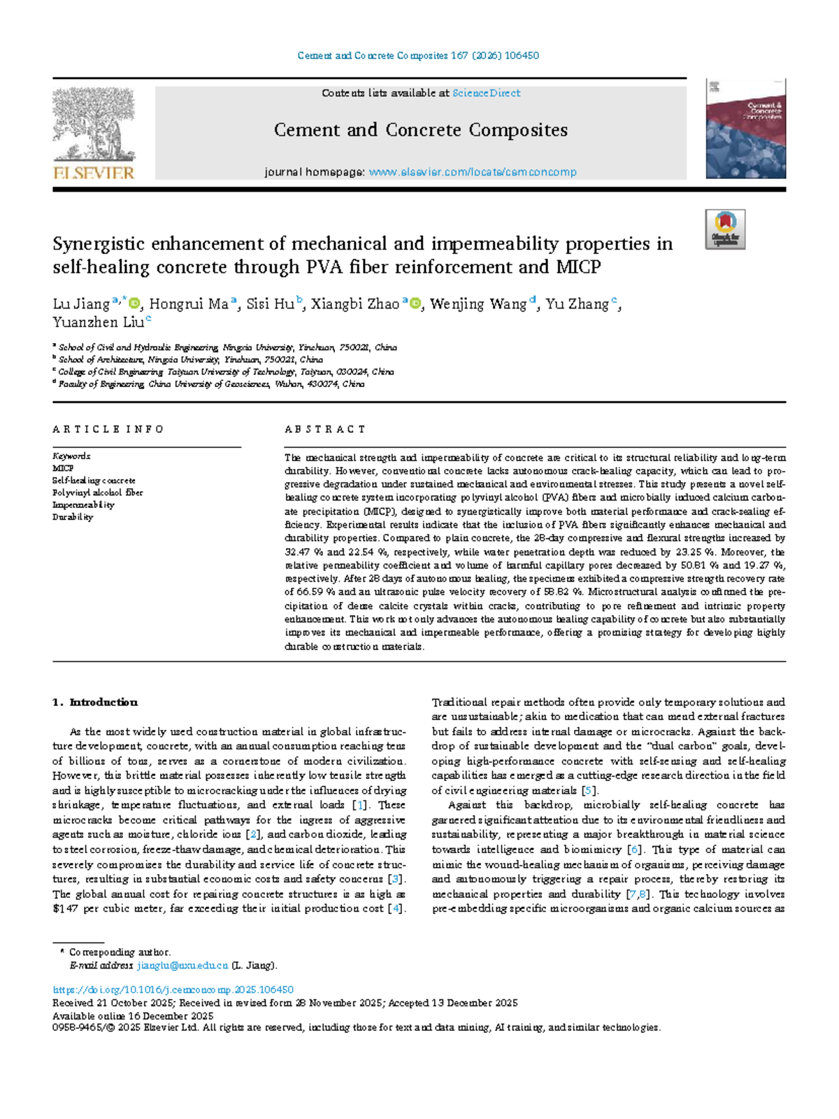 Synergistic Enhancement of Mechanical and Impermeability Properties in ...