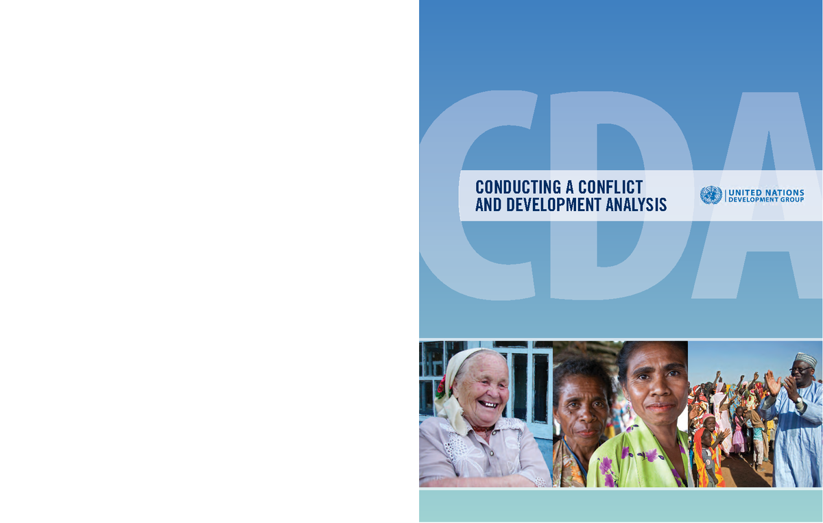 CDA 2016: Essential Tools for Conducting Conflict and Development ...