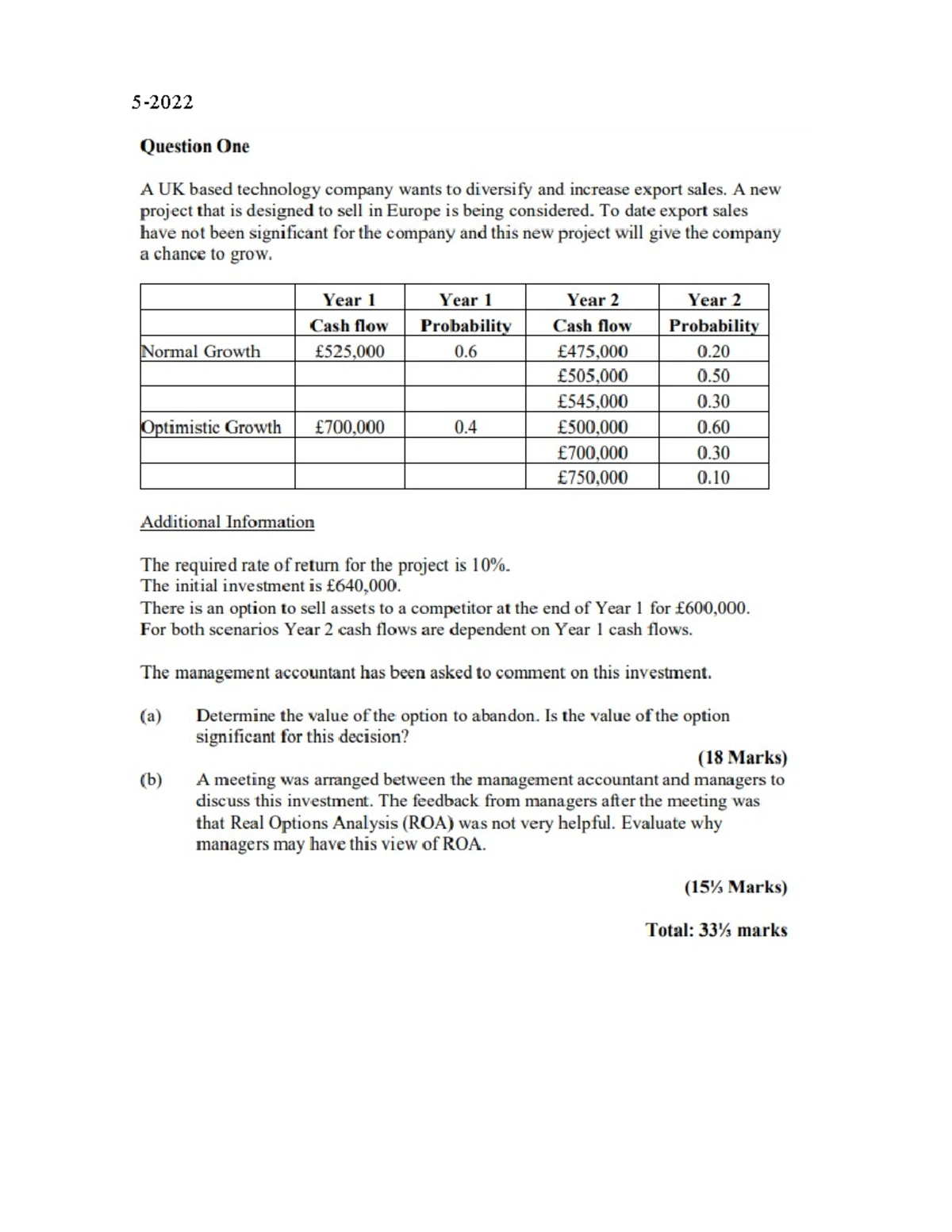 Financial Analysis and NPV Calculation Insights (ACC101) - 2023 - Studocu