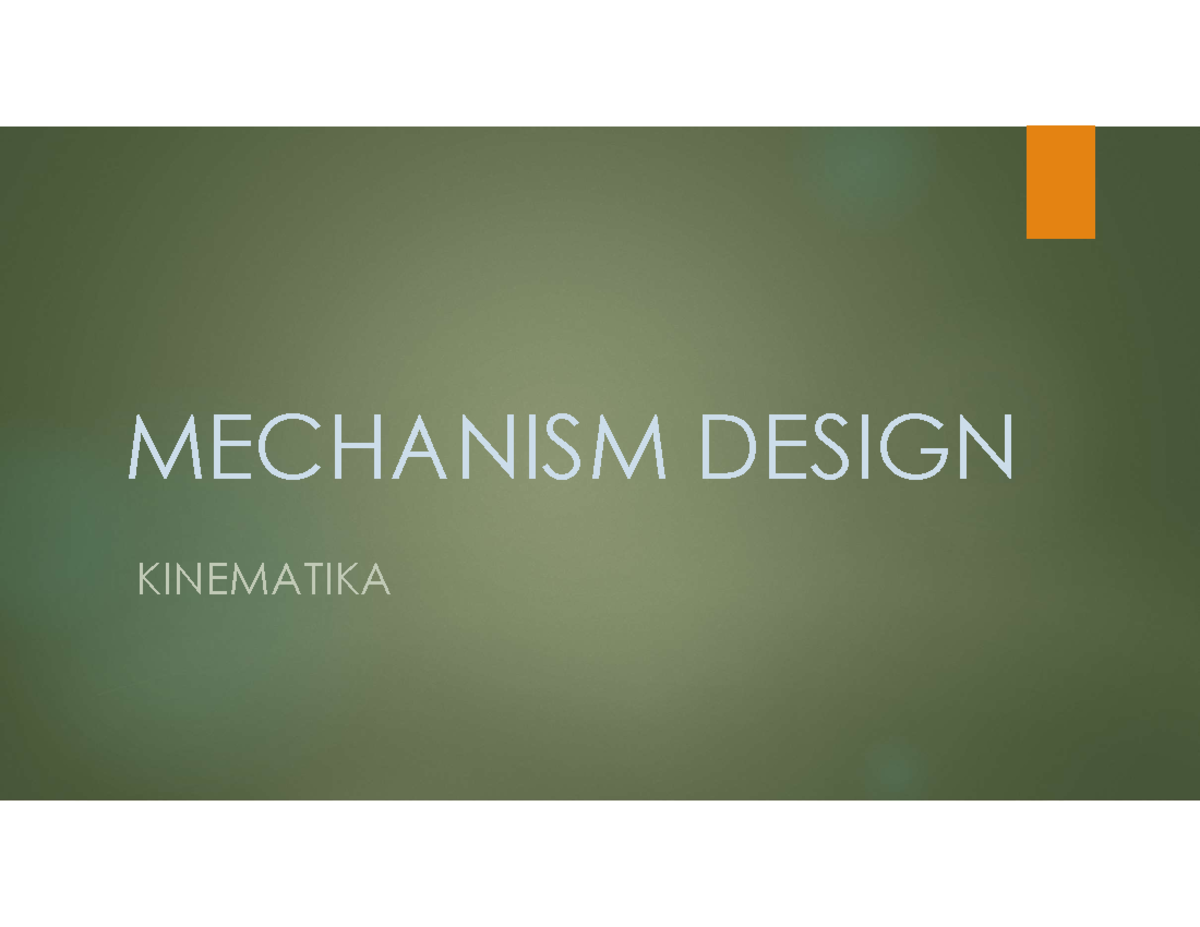 05 Mechanism Design Chapter - Key Concepts and Methods - Studocu