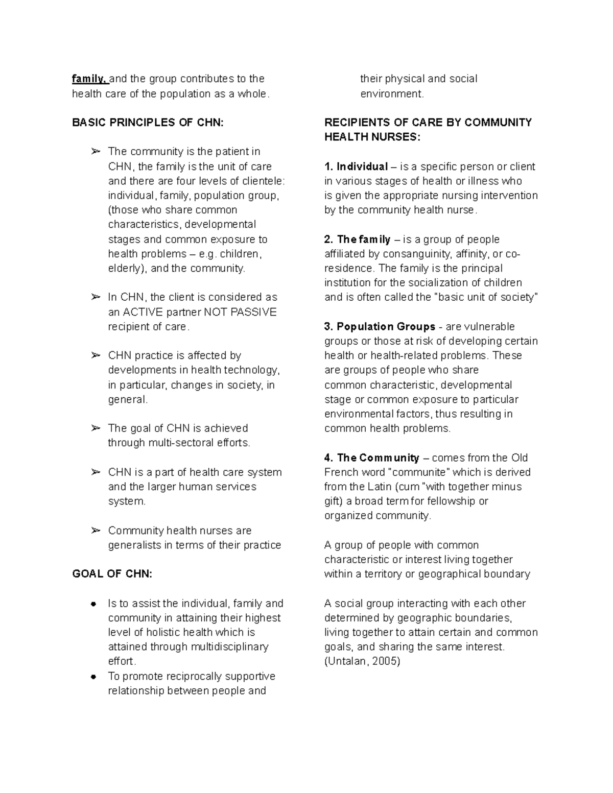 Lesson 1: Community Health Nursing Overview 📚 - Key Issues & Concepts ...