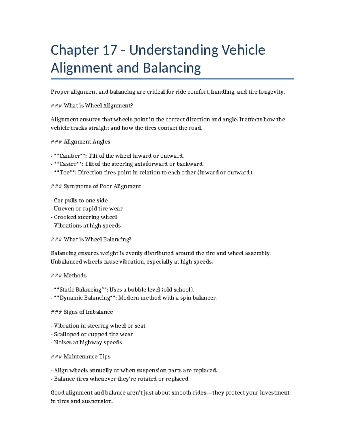 Chapter 14: Understanding the Differential's Function and Maintenance ...