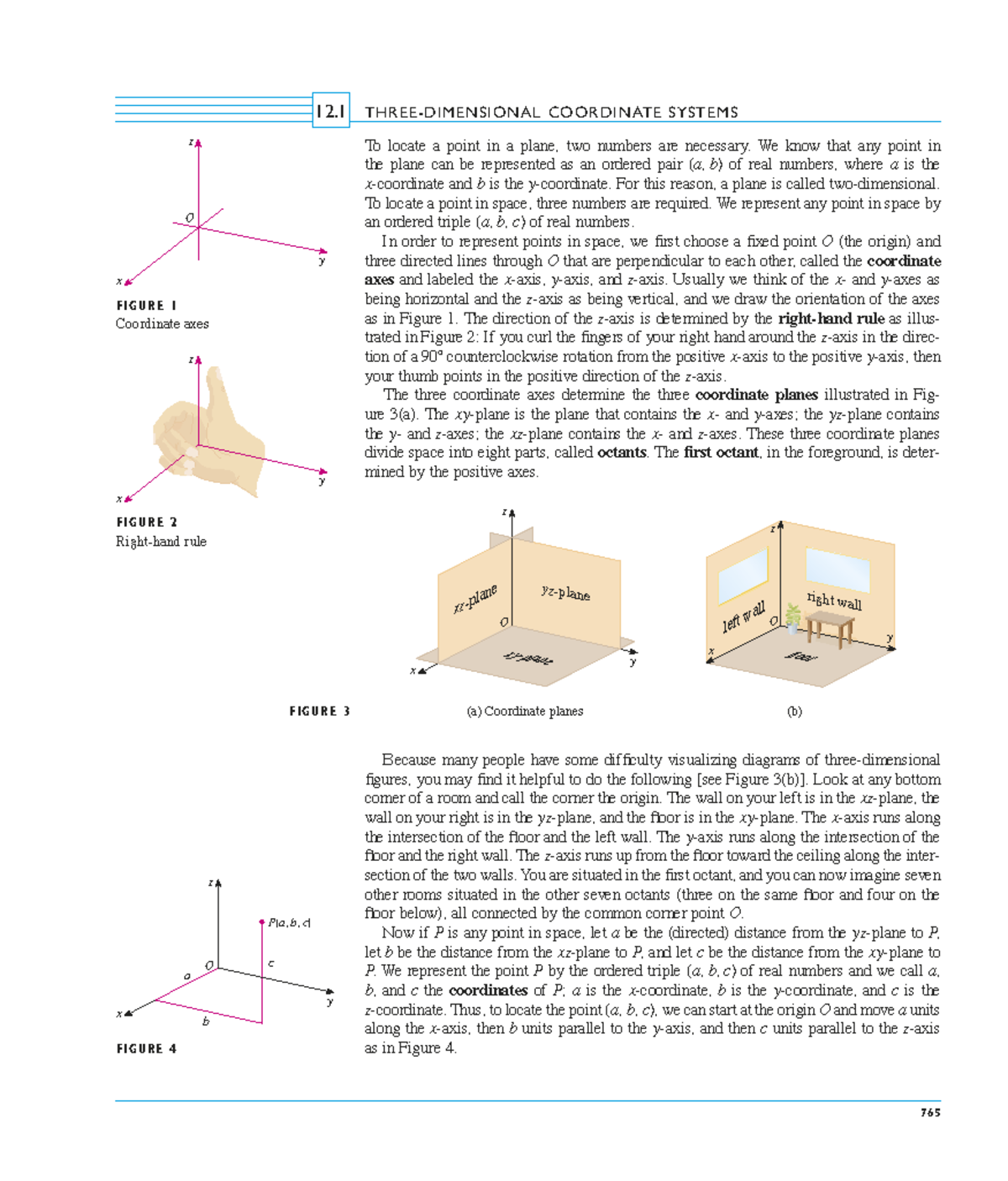 12.1 Coordinate Systems: Understanding 3D Points and Axes - Studocu