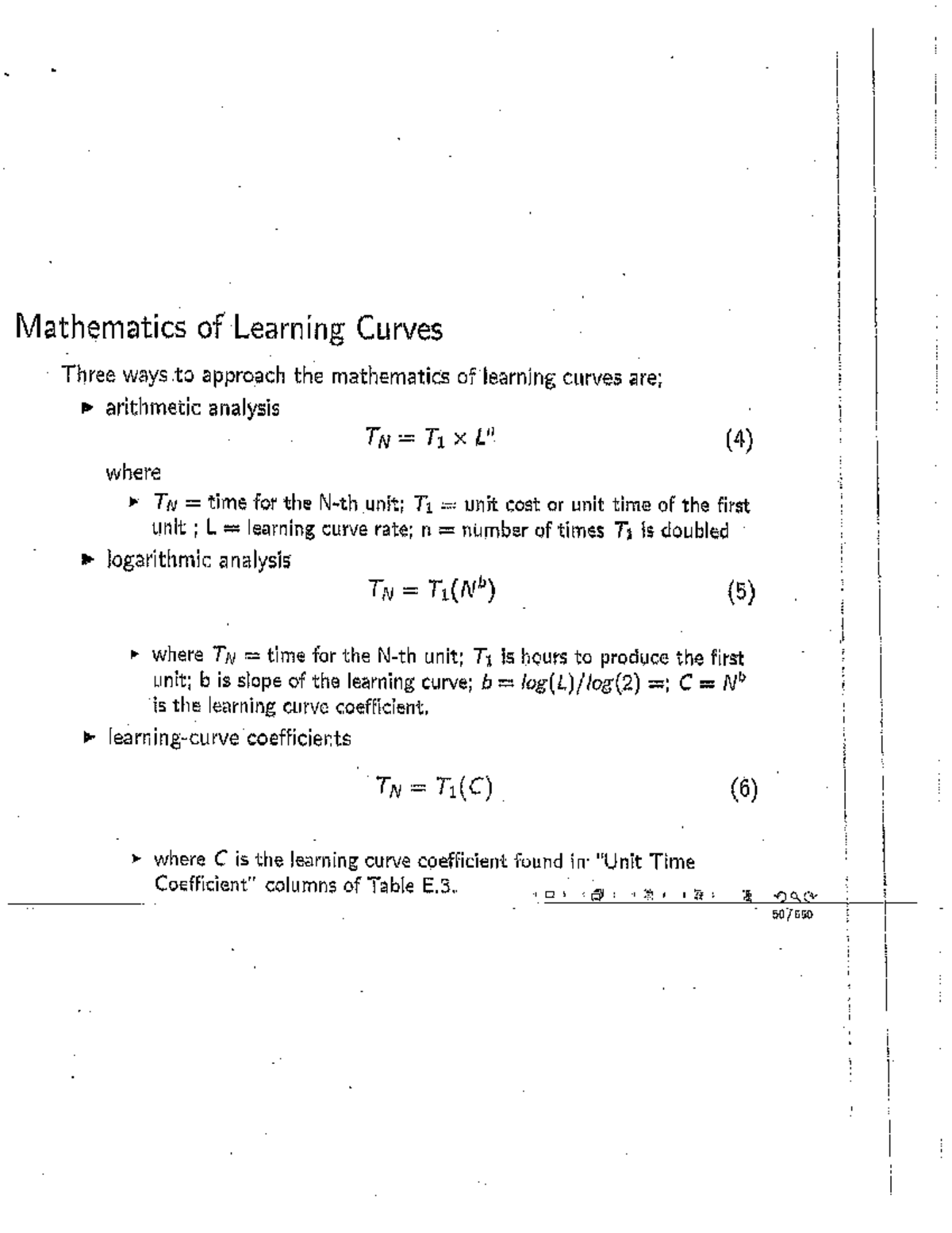 Mathematics of Learning Curves: Examples and Analysis (MATH 101) - Studocu