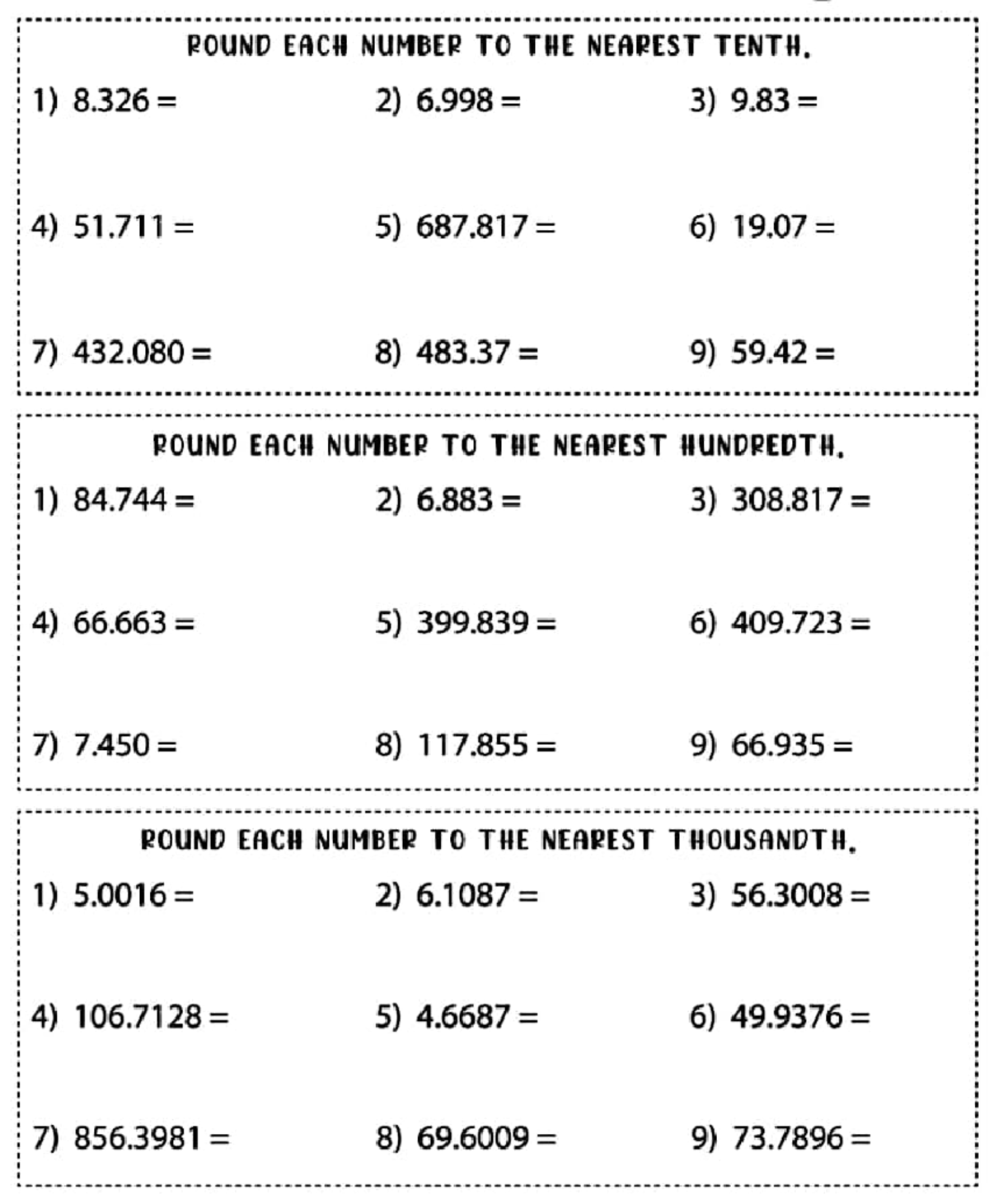 Special Numbers and Rounding Techniques - Grd 6 Maths Papers - Studocu