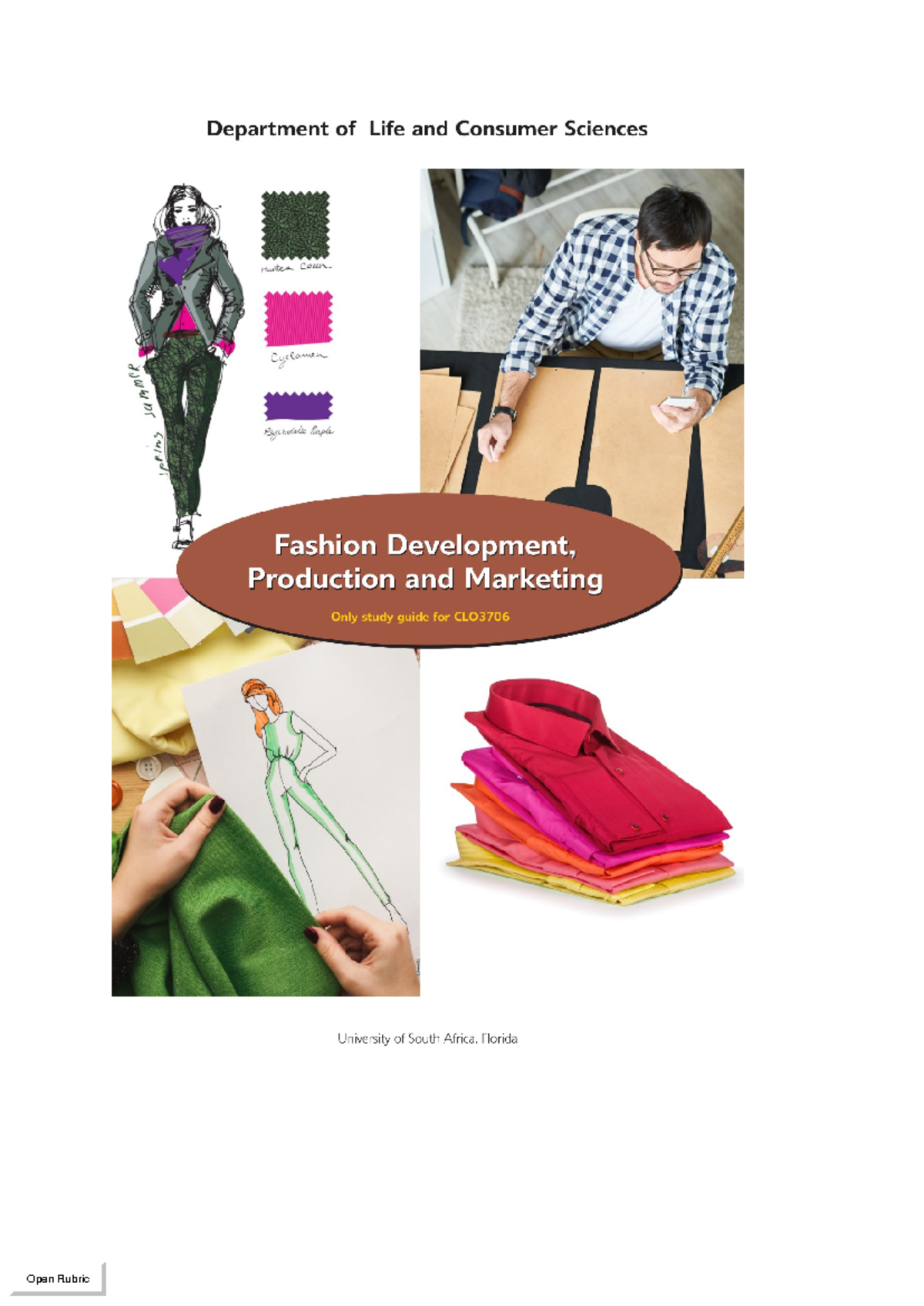 CLO3706 Fashion Marketing and Development Study Guide - Studocu