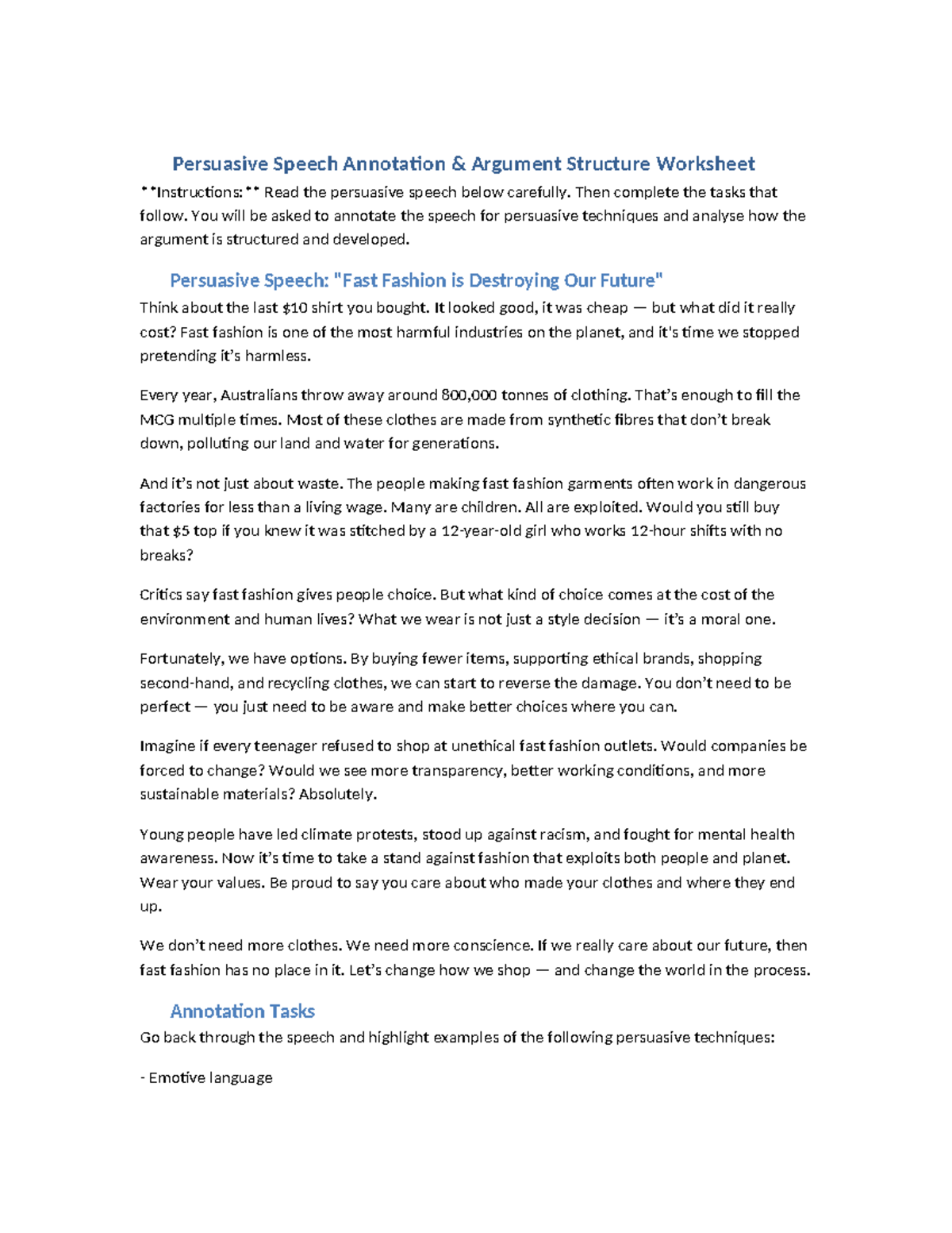 persuasive-speech-annotation-worksheet-fast-fashion-analysis-studocu