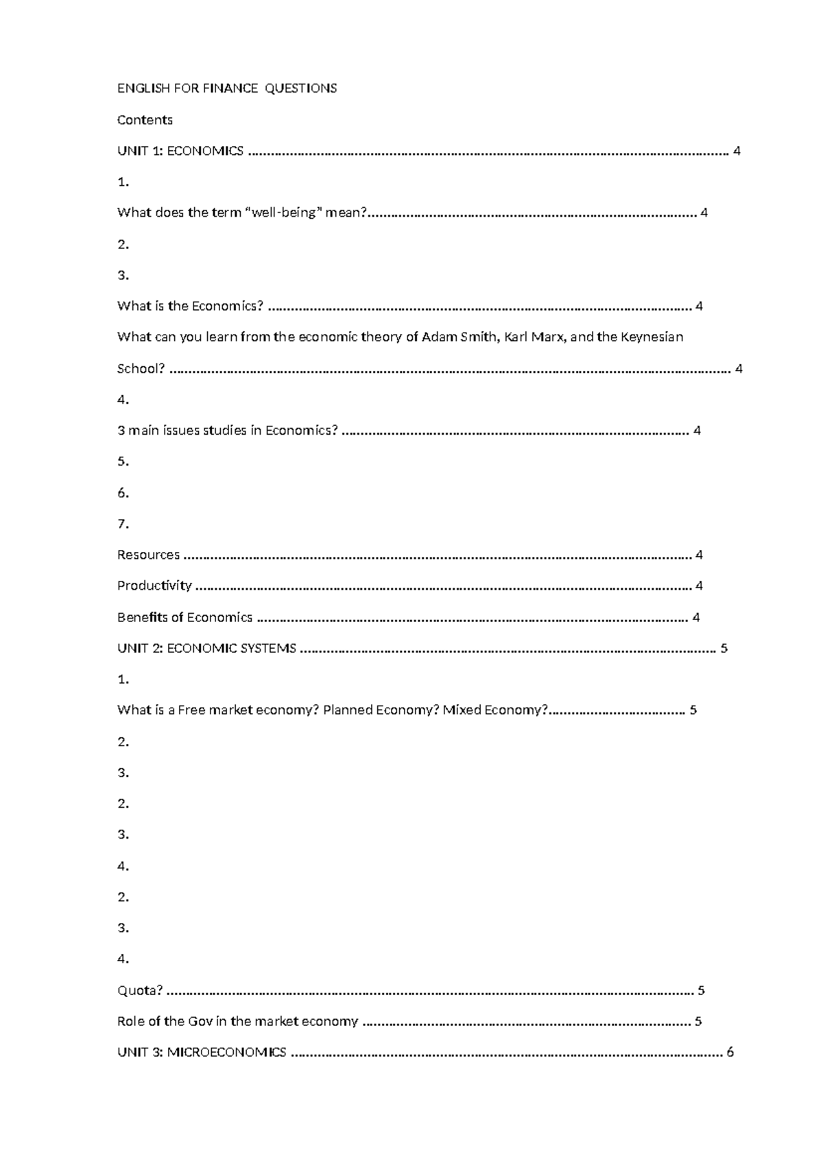 TACN 2 - Economics Study Guide and Key Concepts - Studocu