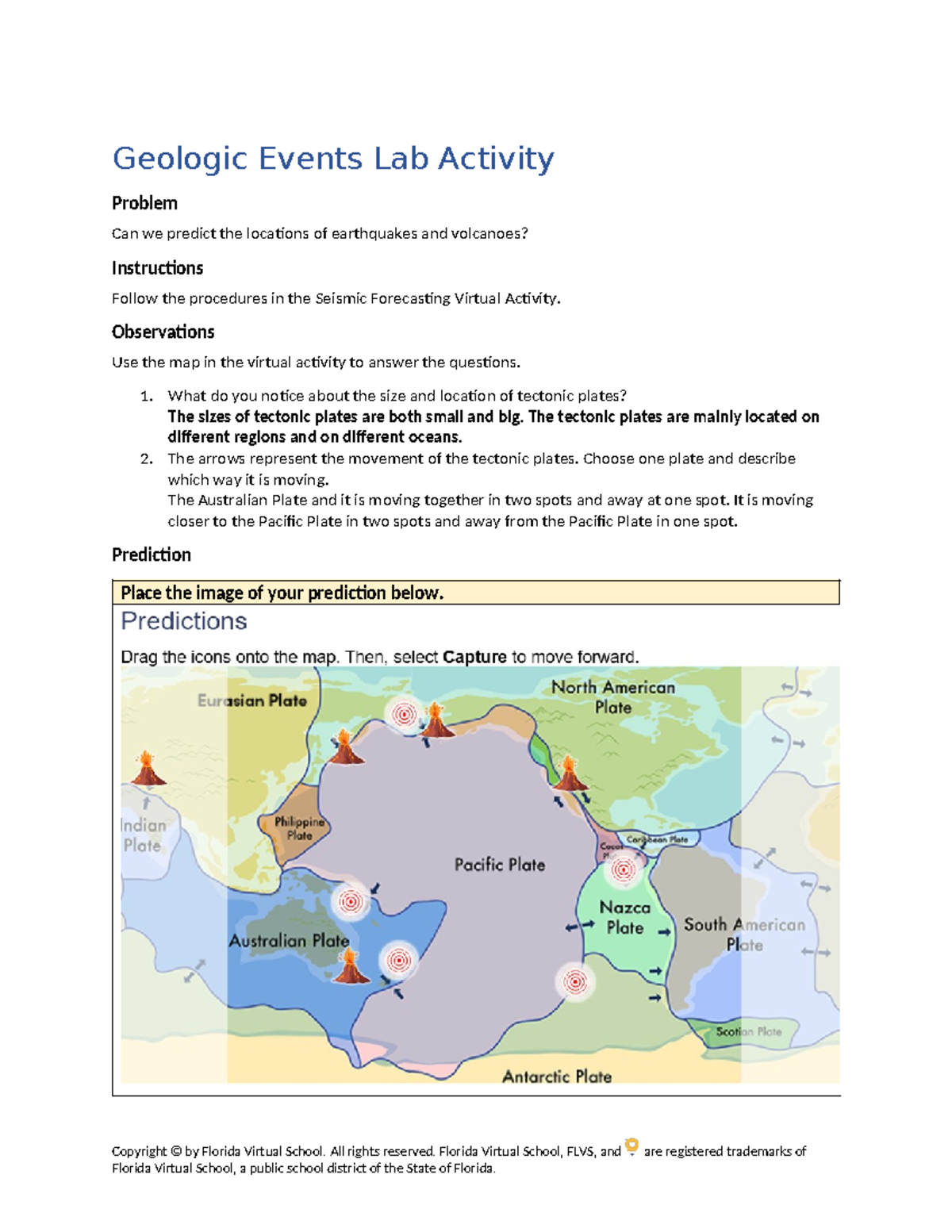 Geologic Events Lab Report: Earthquake & Volcano Prediction Analysis ...