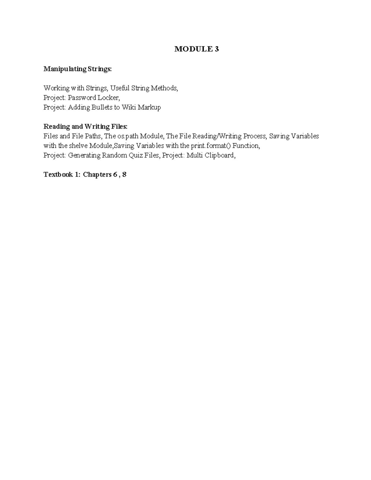 Module BPLCLK105B: Python Programming - Lists and Data Structures Notes ...