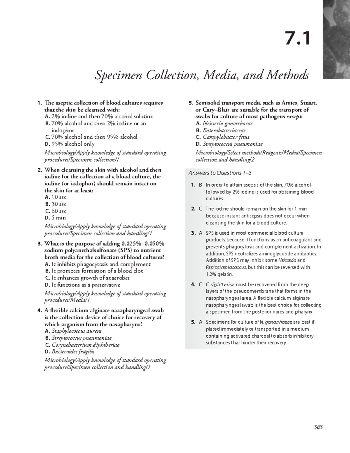 HARR 401 - Microbiology Review Questions & Answers for Final Exam - Studocu