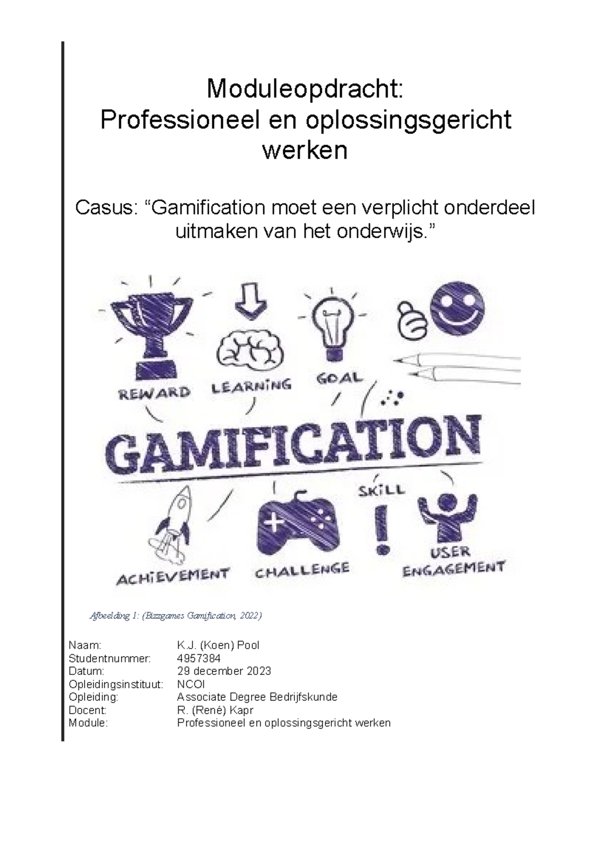 Module Professioneel en Oplossingsgericht Werken - Cryptomunten: Verboden  of de Toekomst? - Studeersnel