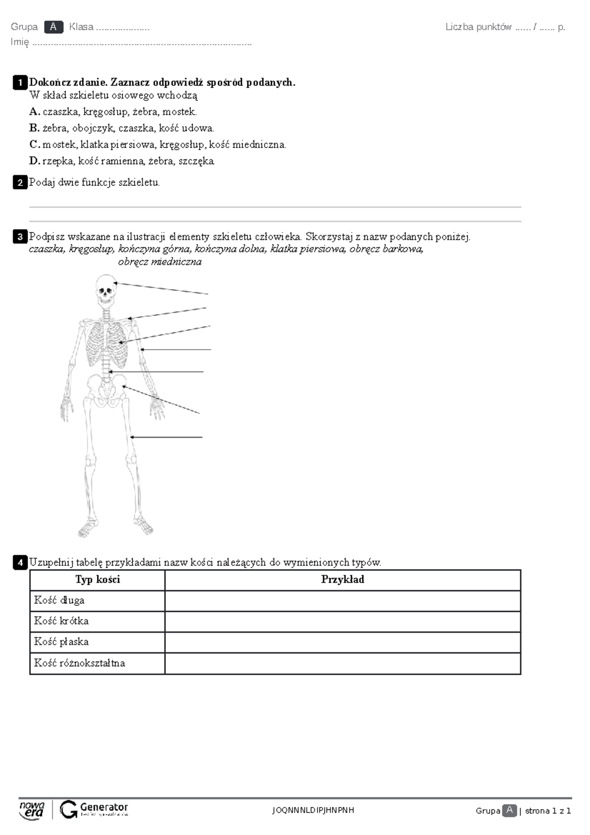 Puls życia 2 Aparat Ruchu Sprawdzian Odp www.studocu.com