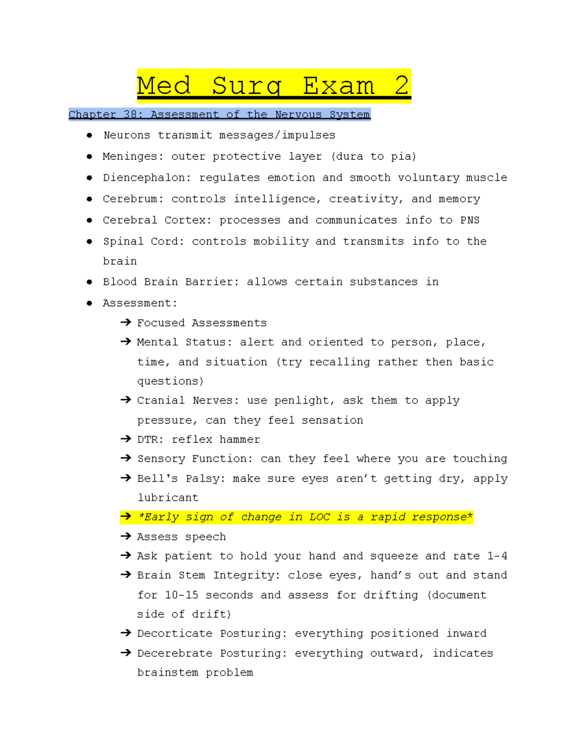 Med Surg 3 Exam 2 Study Guide: Key Topics & Patient Care Strategies ...
