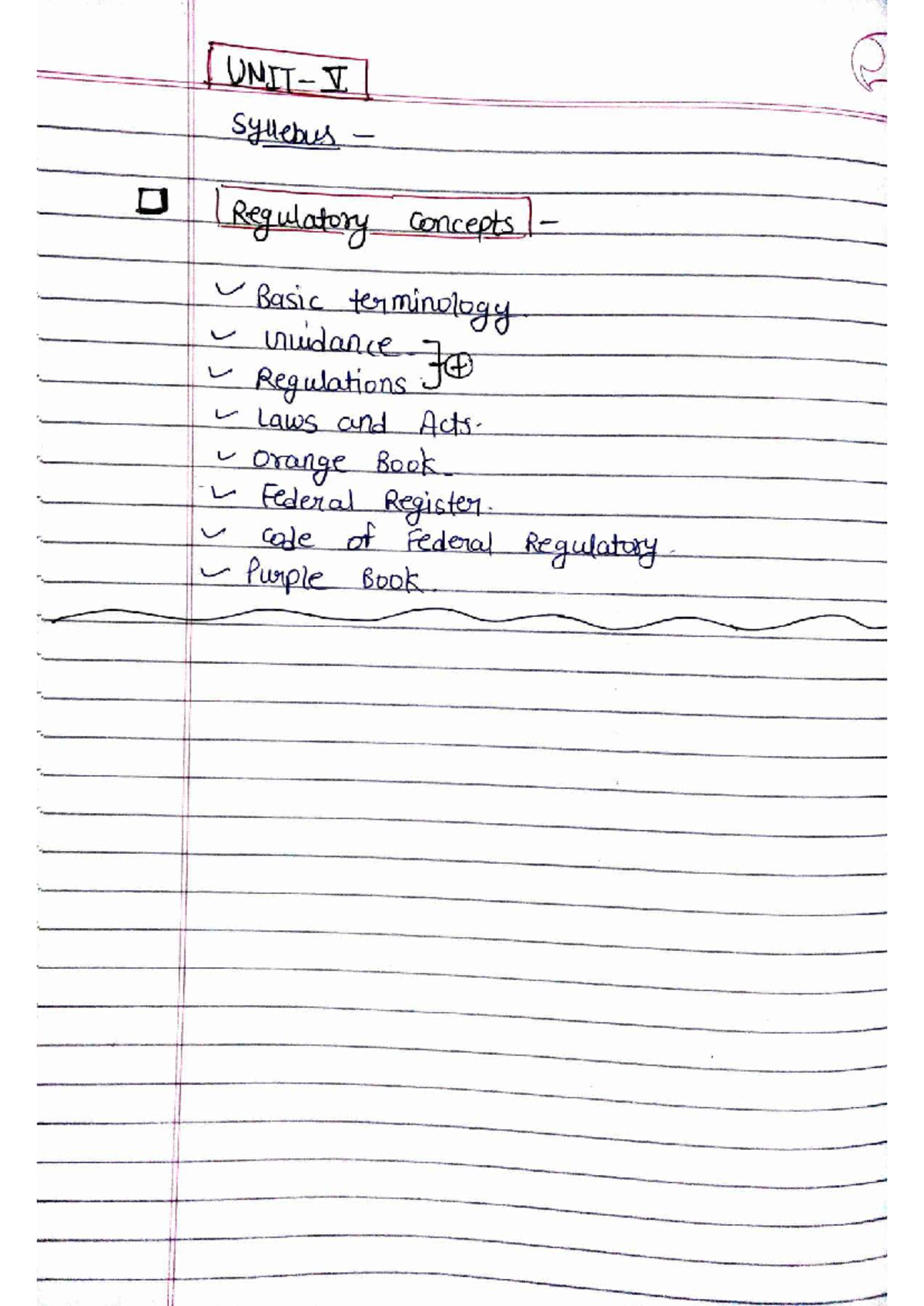Unit 5 Regulatory Concepts in Pharmaceutical Science: Overview & Key ...