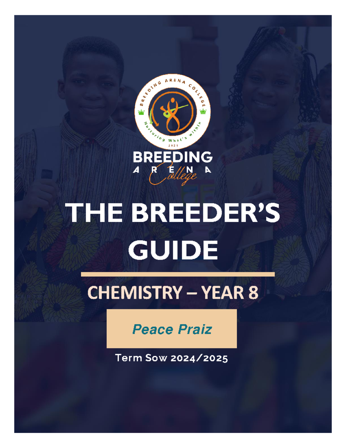Breeder's Guide: Year 8 Chemistry Scheme of Work - Studocu