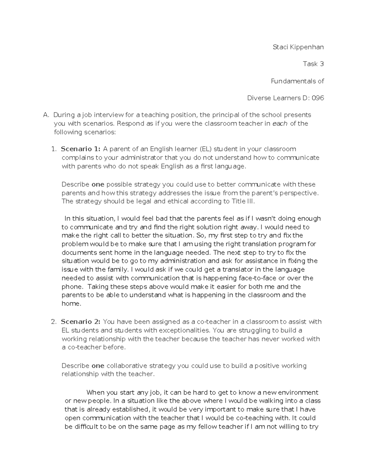 Task 3- Fund. DL - task 3 passed - Staci Kippenhan Task 3 Fundamentals ...