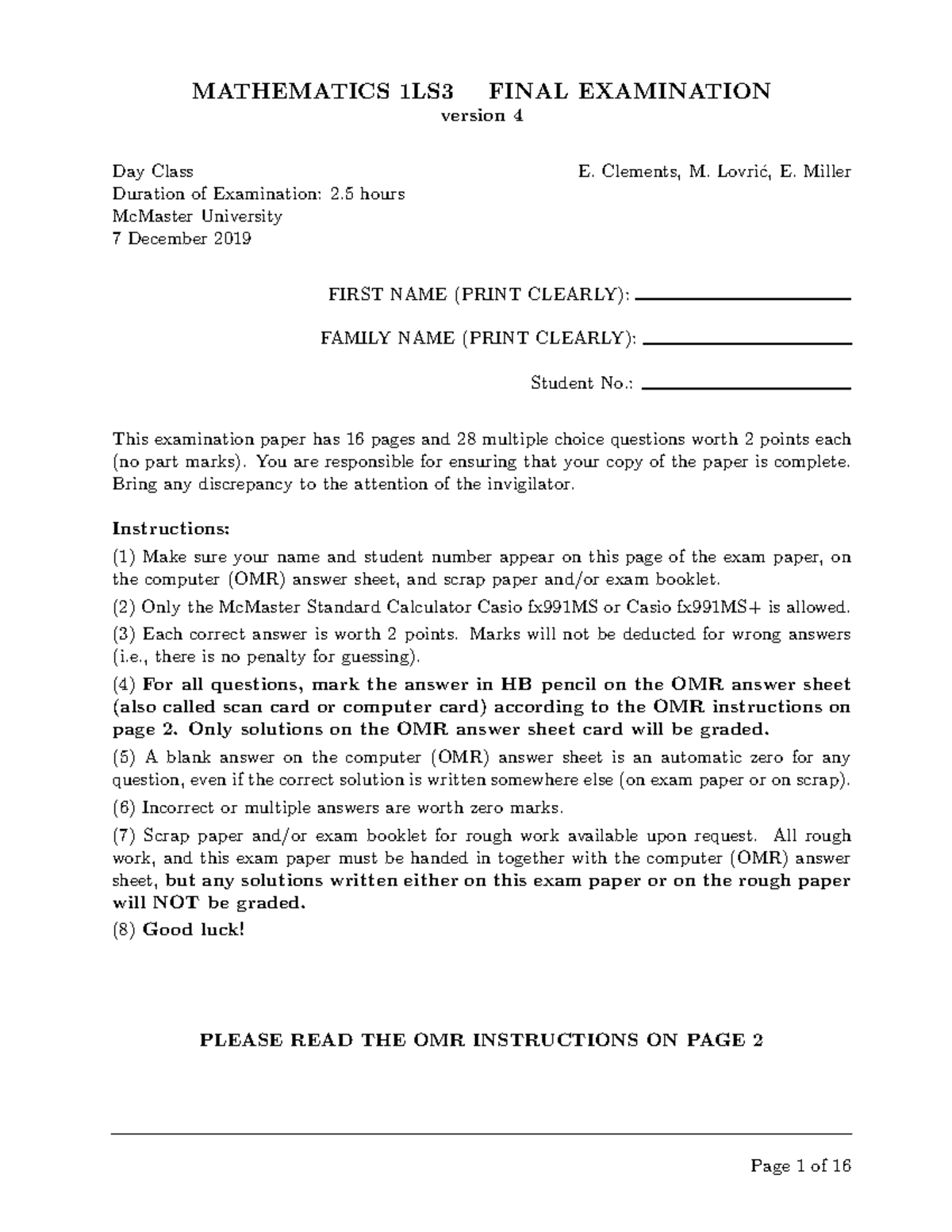 MATH 1LS3 v41 - Lecture notes and practice - MATHEMATICS 1LS3 FINAL ...