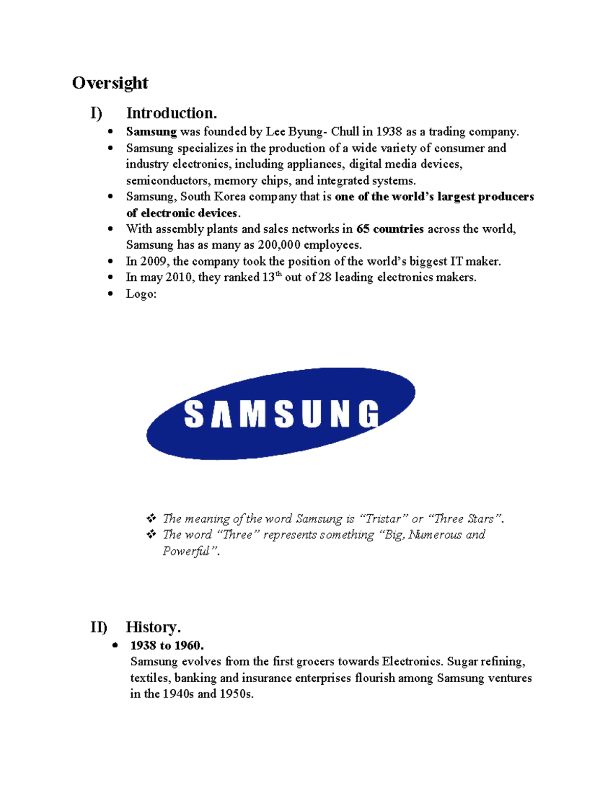 Samsung: A Comprehensive Overview of Its History and Sustainability ...