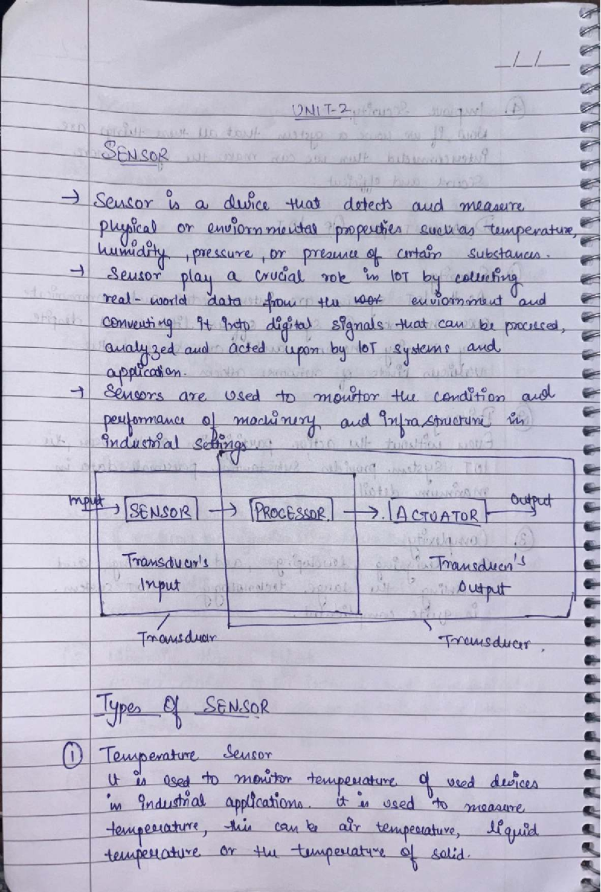 IoT Unit 2 Notes for IPU BCA Students: Understanding Sensors and ...
