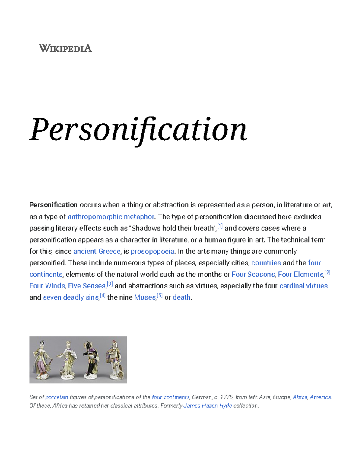 Personification - Wikipedia - Sear Personification Personification ...
