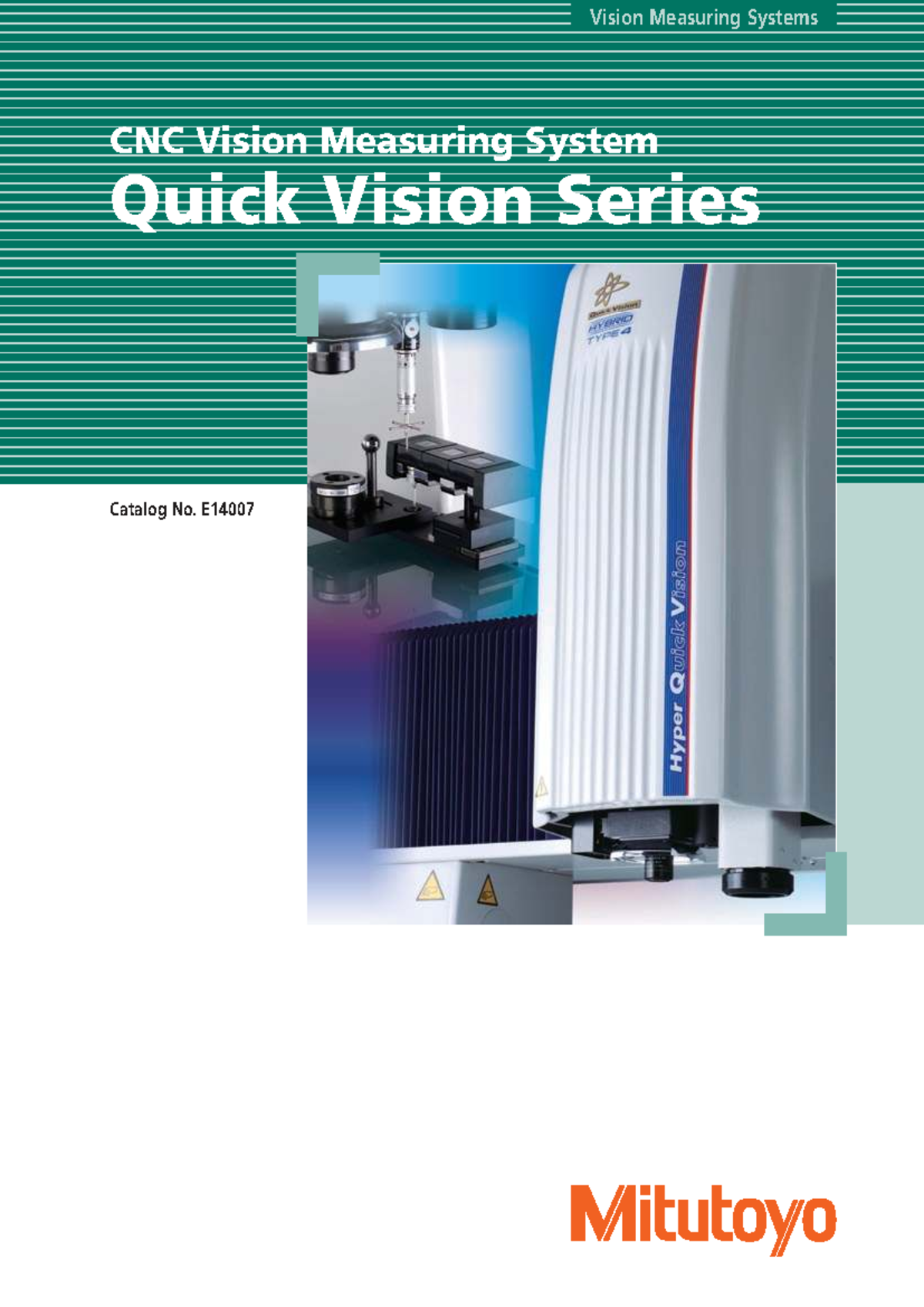 CNC Vision Measuring System Overview - Catalog No. E14007 - Studocu