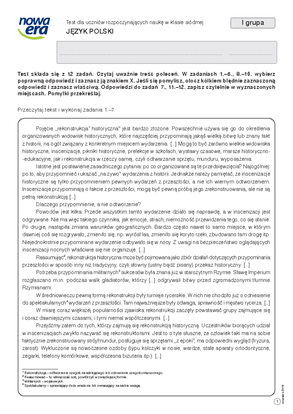 Sprawdzian Z Jezyka Polskiego Kl 4 www.studocu.com