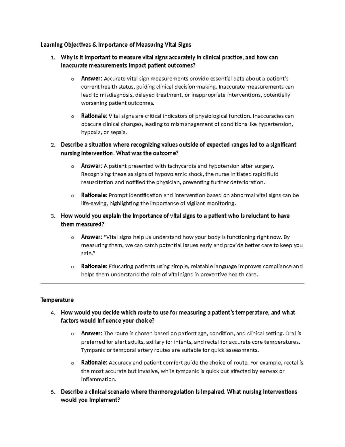 Vital Signs Assessment: Importance, Interventions, and Patient Outcomes ...