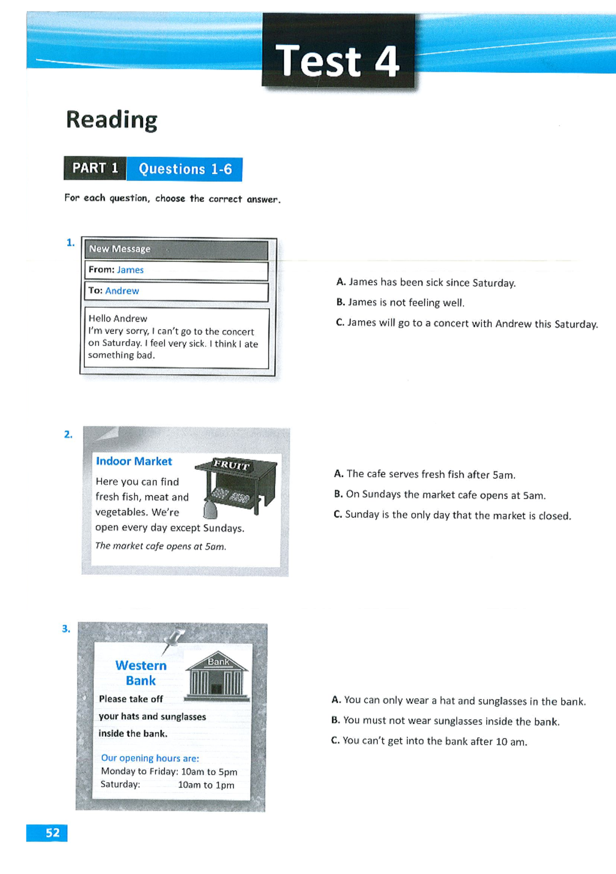 Simply KET - 8 Practice Tests (2020) Reading & Listening Tests 53-62 ...
