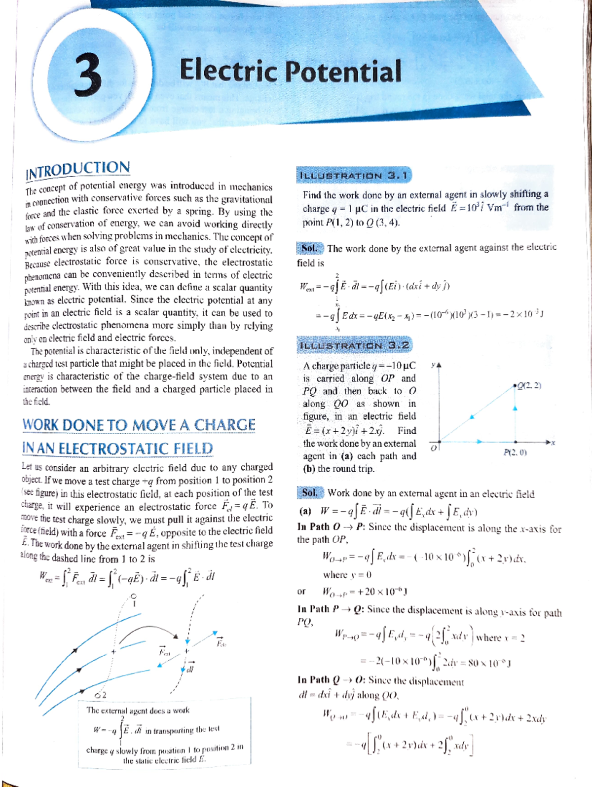 Electric Potential: Understanding Concepts and Calculations (Course ...