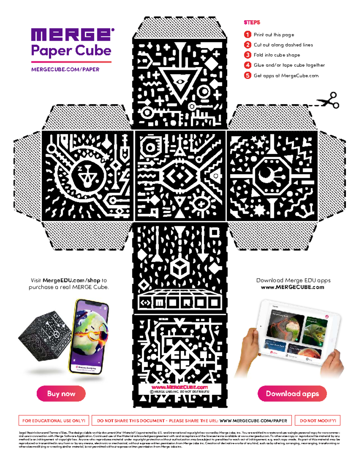 Merge Cube Instructions for Educational Use - Studocu