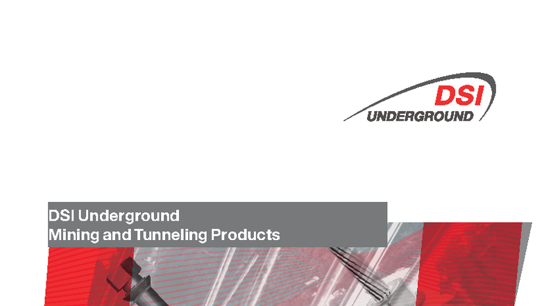 Dsi underground americas mining and tunneling products catalogue us ...