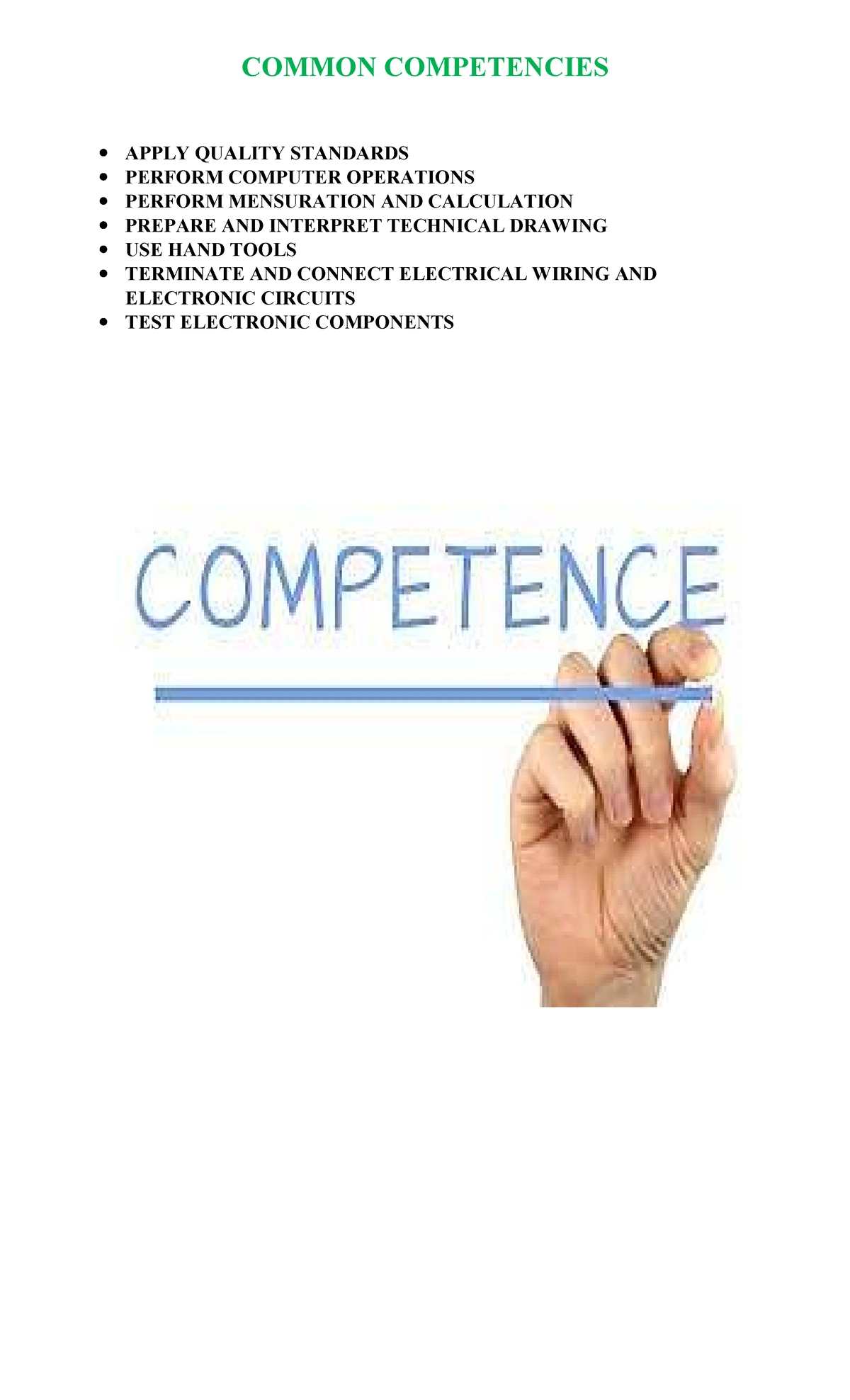 Basic Competencies in Workplace Communication & Teamwork Skills - Studocu