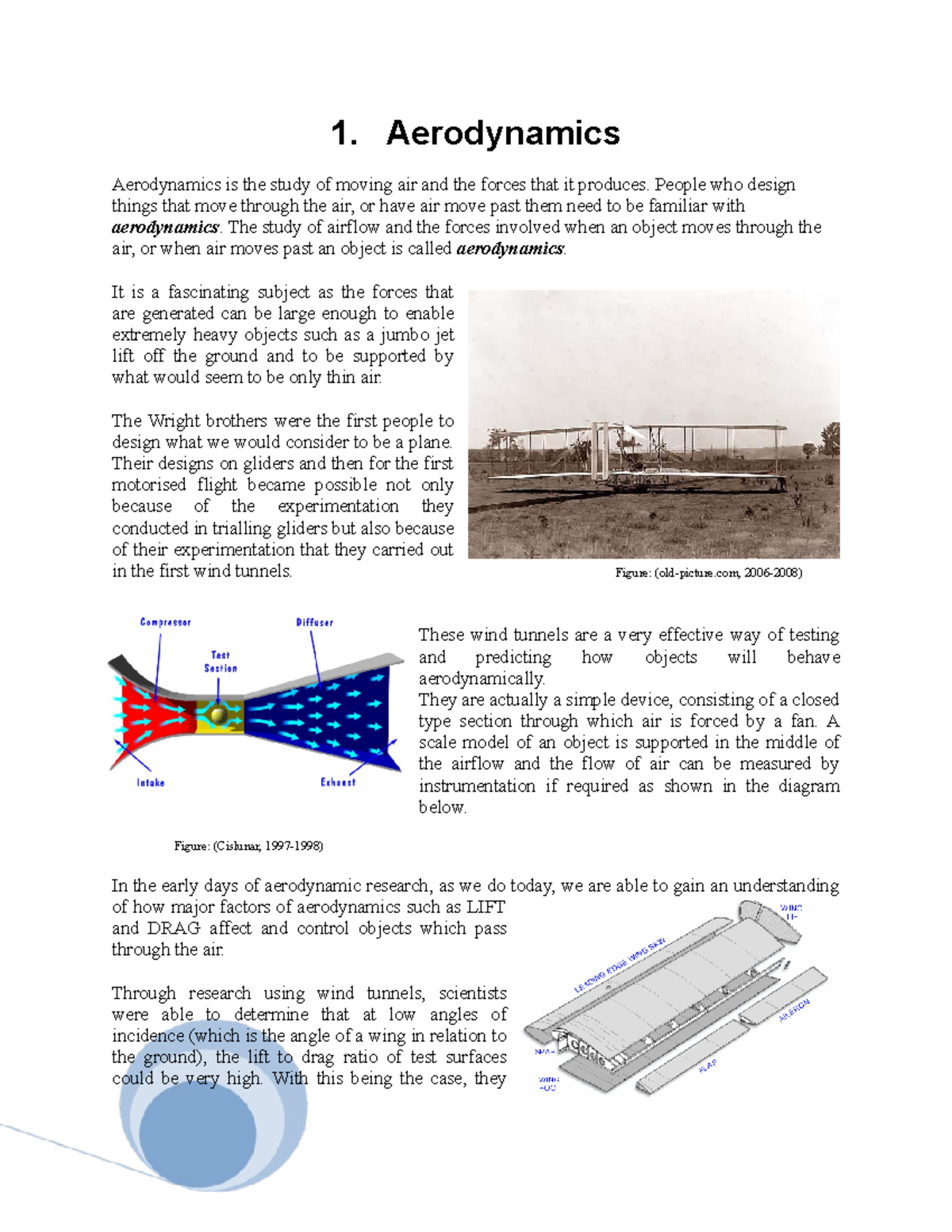 Aerodynamics Study Notes - Concepts of Lift, Drag, and Airflow - Studocu