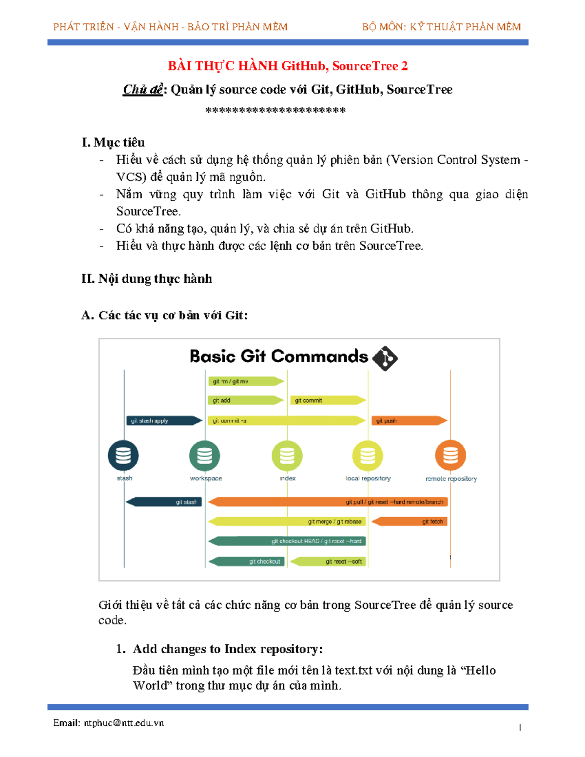Bài Thực Hành: Quản Lý Source Code với Git & SourceTree 2 - Studocu