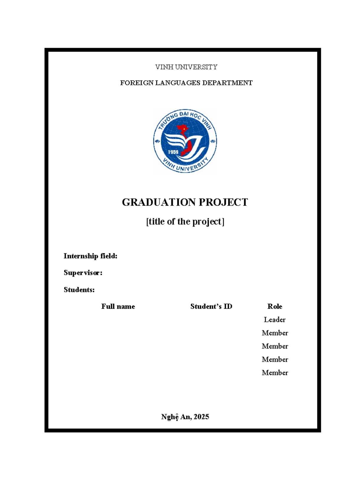 Graduation Project K62: Guidelines and Structure - Studocu