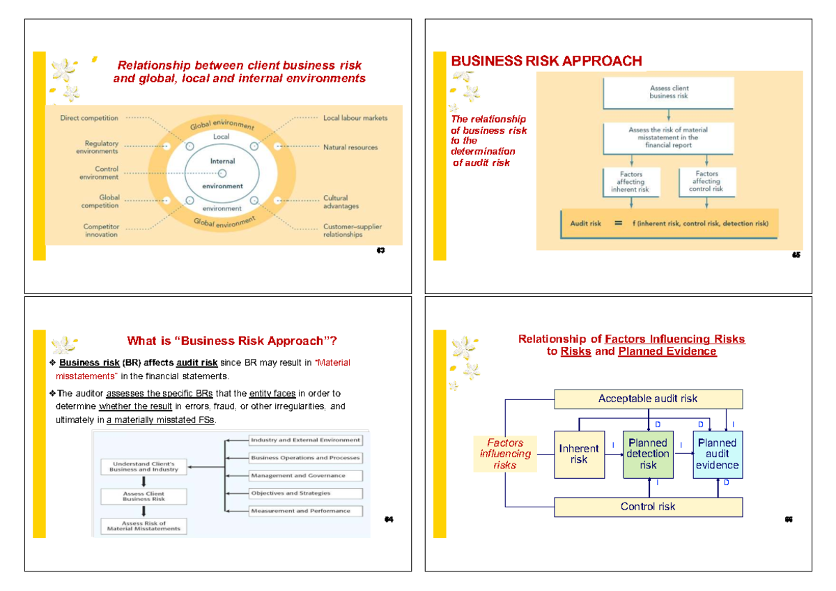 BUSINESS RISK AND AUDIT PLANNING: ASSERTIONS AND STRATEGIES - Studocu