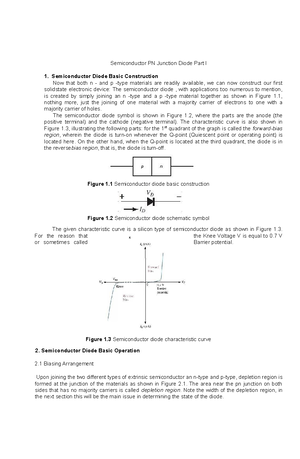 Semiconductor PN Junction Diode IV - Semiconductor PN Junction Diode IV ...