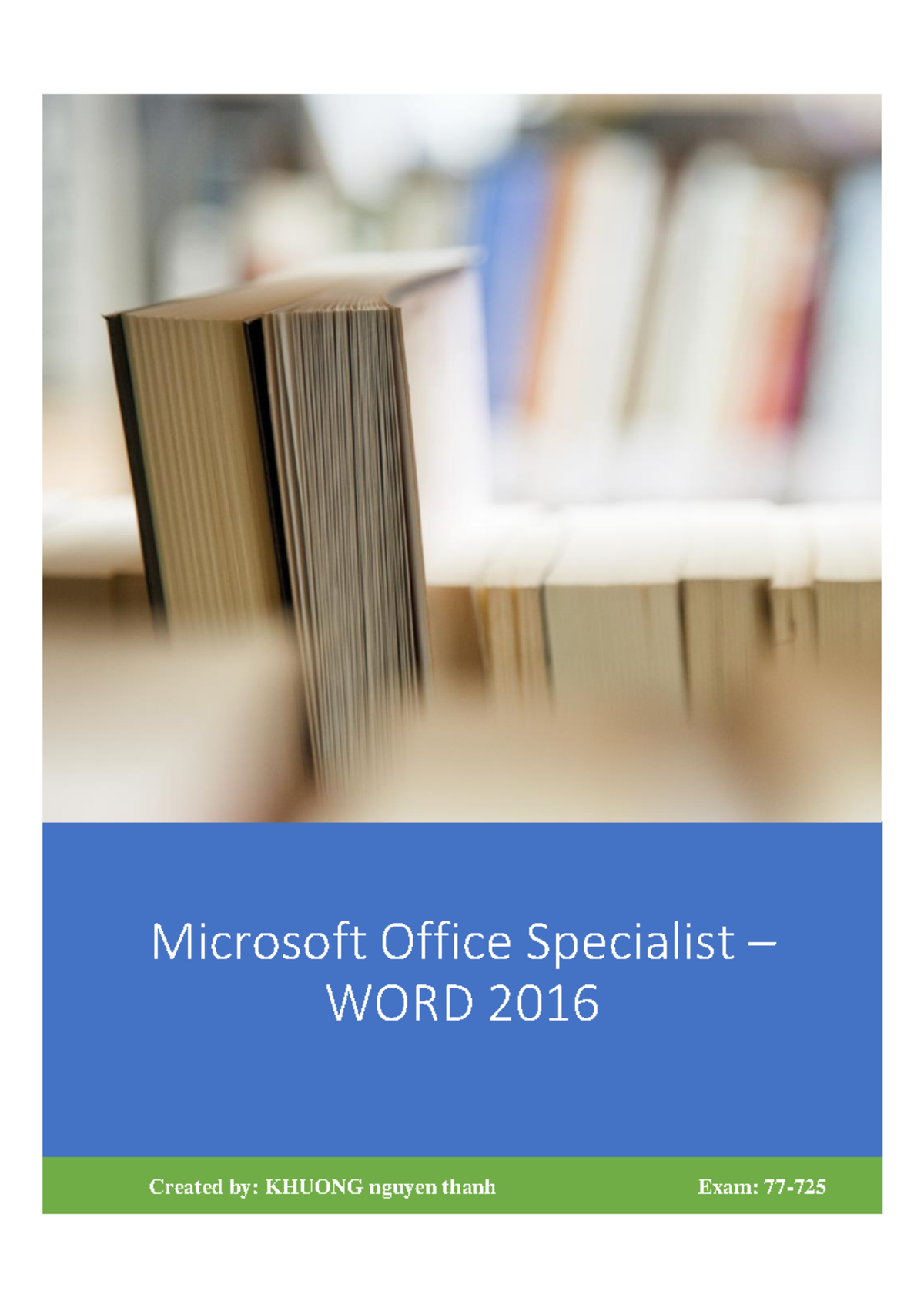 Print Textbook Mosword 2016 VIP - Microsoft Office Specialist – WORD ...