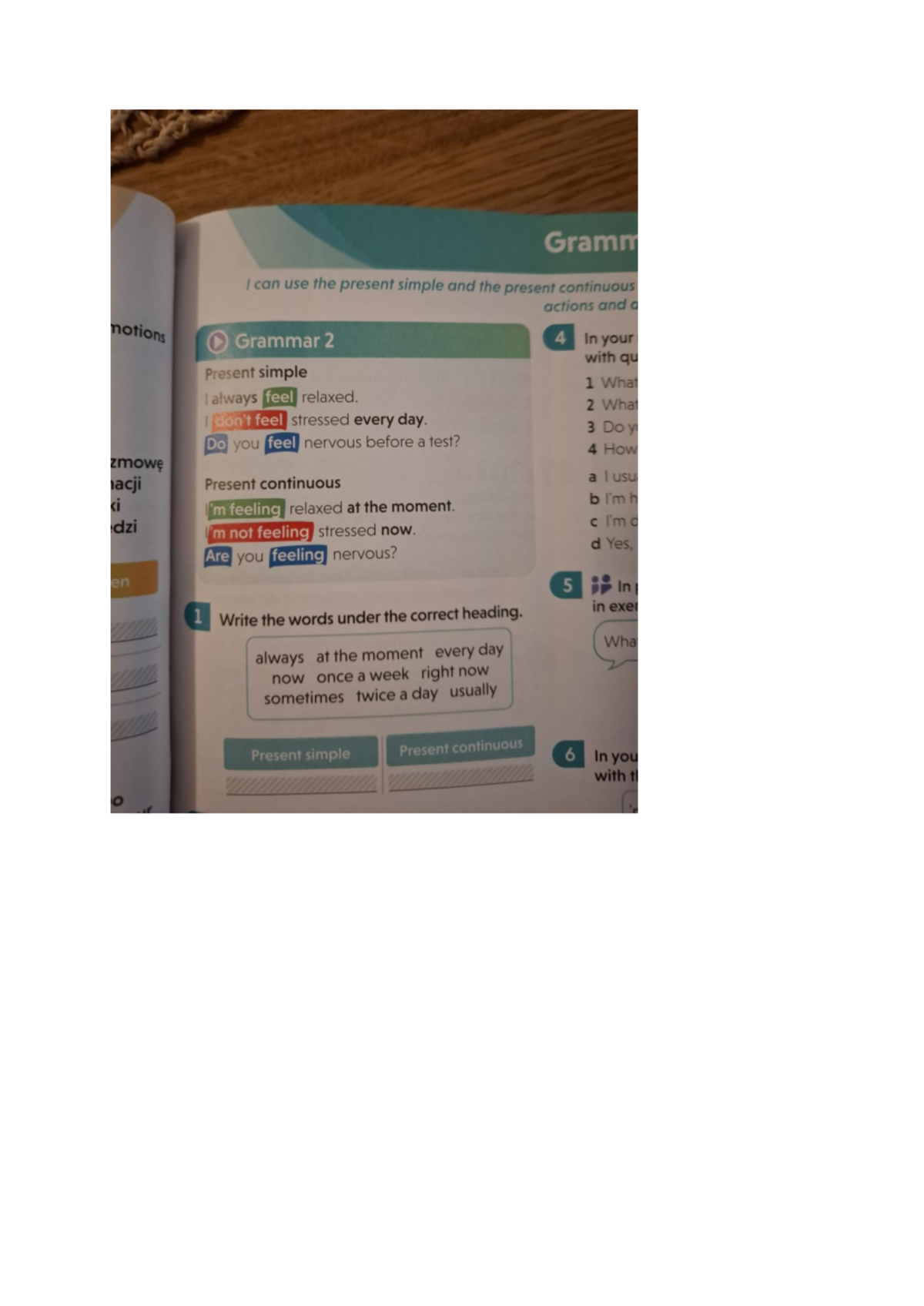 Ang 3 - Present Simple & Present Continuous Grammar Notes - Studocu