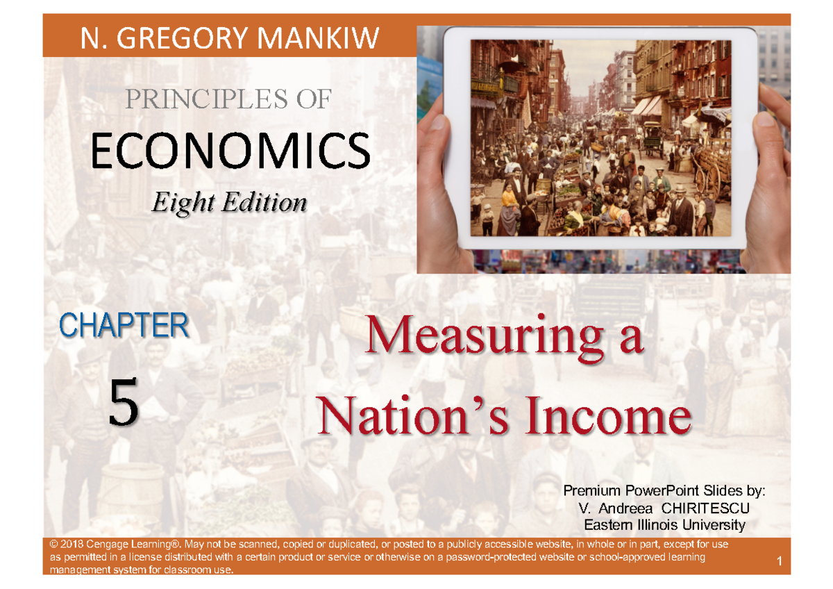 Ch 5 Measuring a Nation's Income - Premium PowerPoint Slides by: V ...