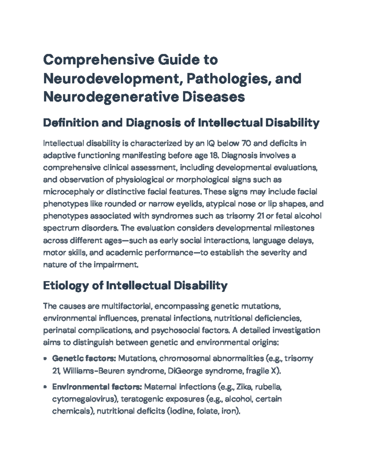 Comprehensive Insights on Neurodevelopment and Neurodegenerative ...