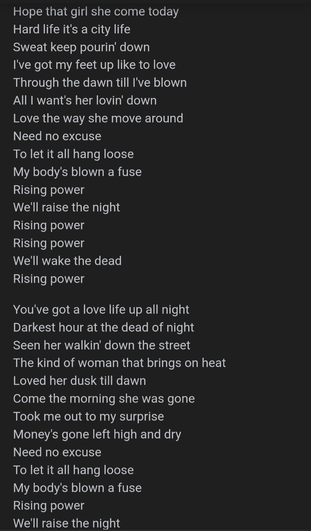 10001381857 - Song Lyrics Analysis: Rising Power and Urban Life - Studocu