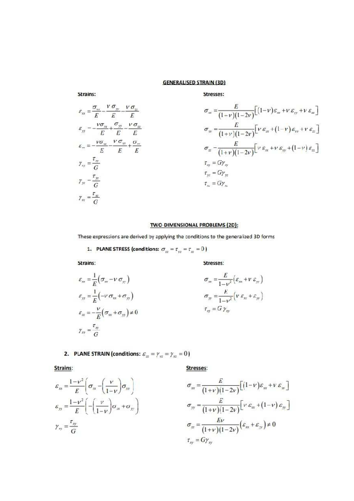 Data sheet midterms - ENGG2400 - Studocu