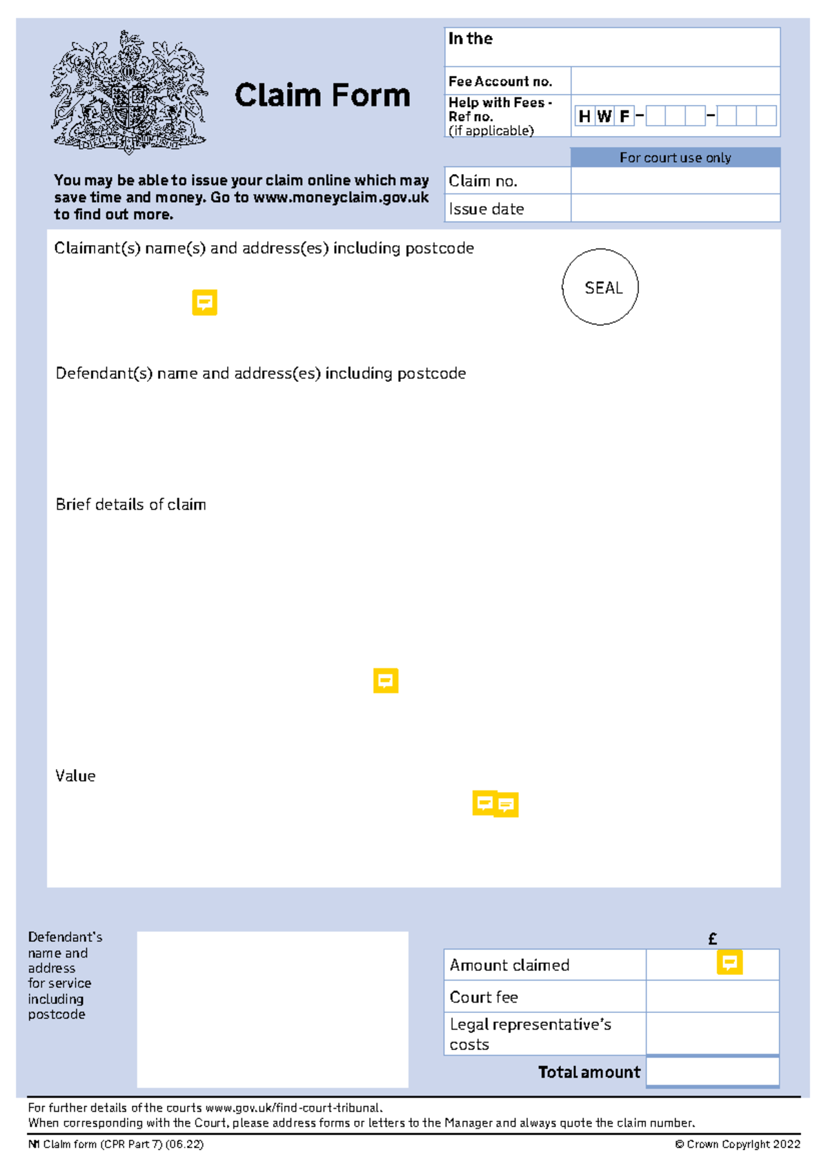 Florida Claim of Lien | Deeds.com, image size:1200x1696