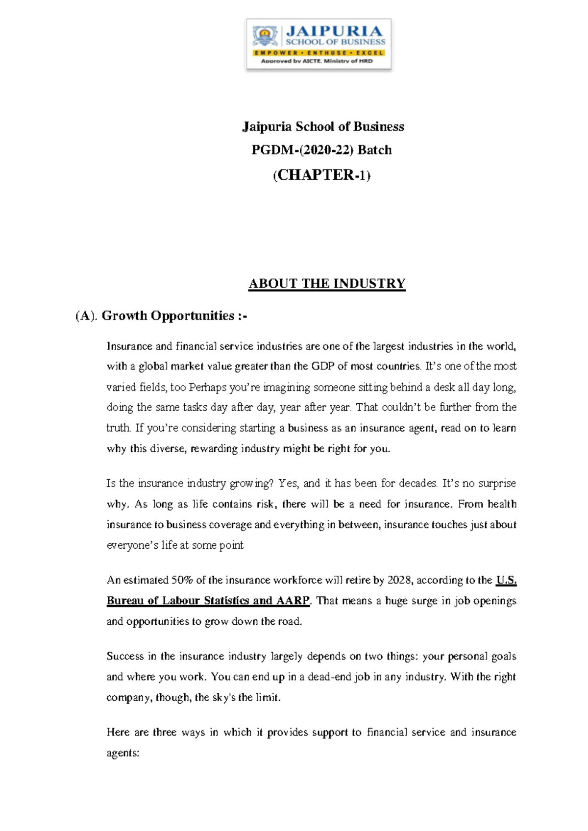 SIP Chapter 1: Industry Overview and Growth Opportunities (PGDM 2020-22 ...