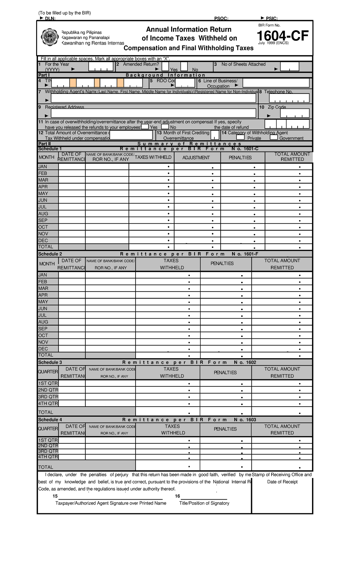 1604cf-alphalist - .gmsmsggmwafbrqbbtan - (To be filled up by the BIR ...