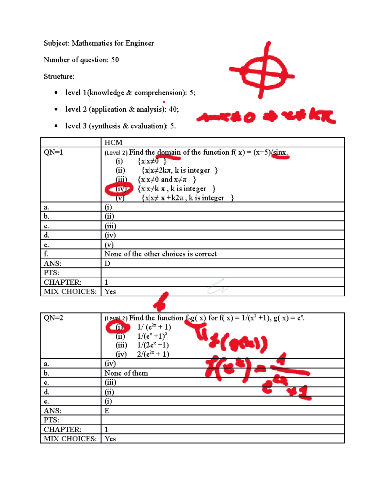 De thi mau 2 - SAMPLE TEST mathematics engineering MAE 101 - Subject ...