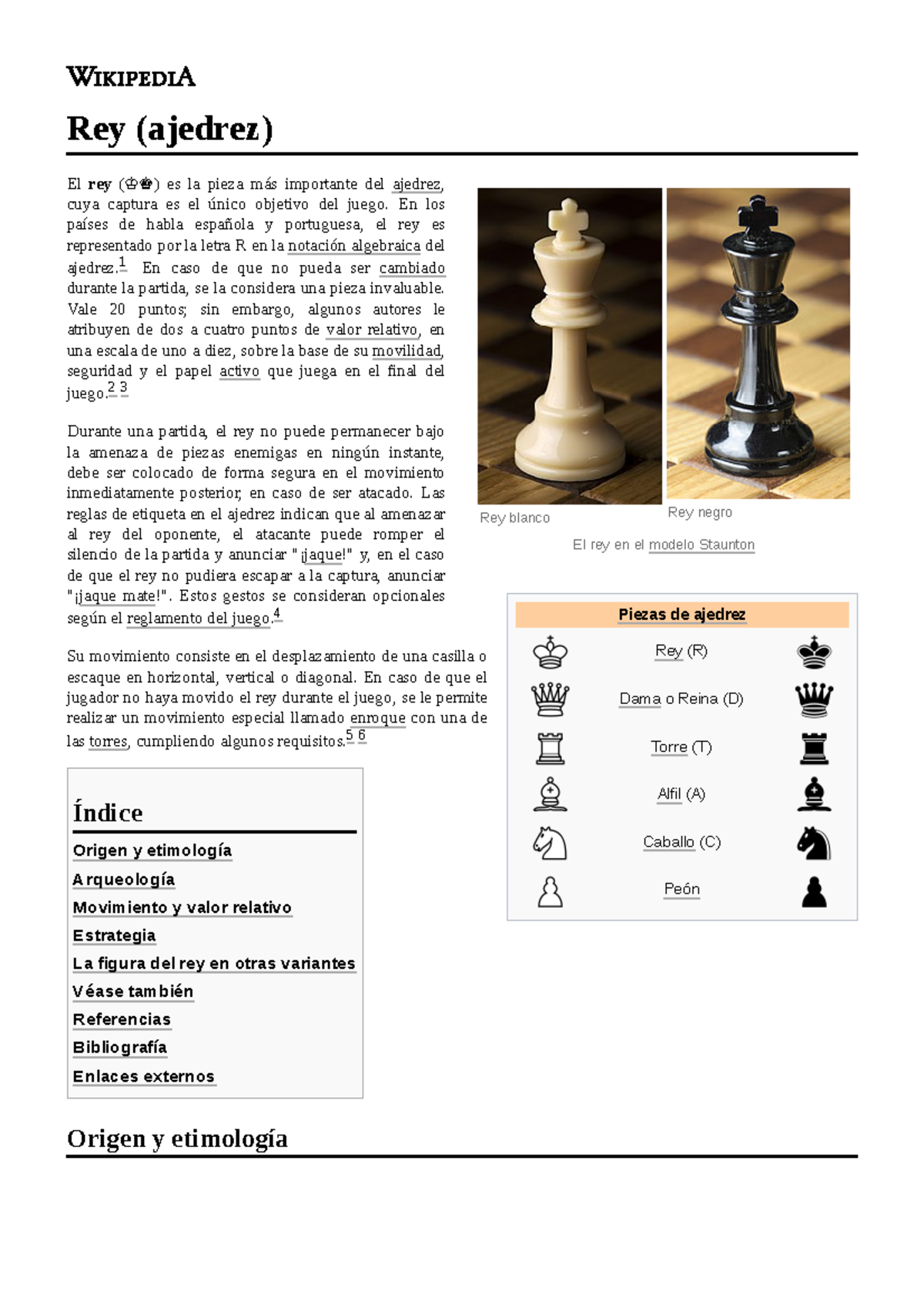 Vocabulario De Ajedrez En Inglés Y Español