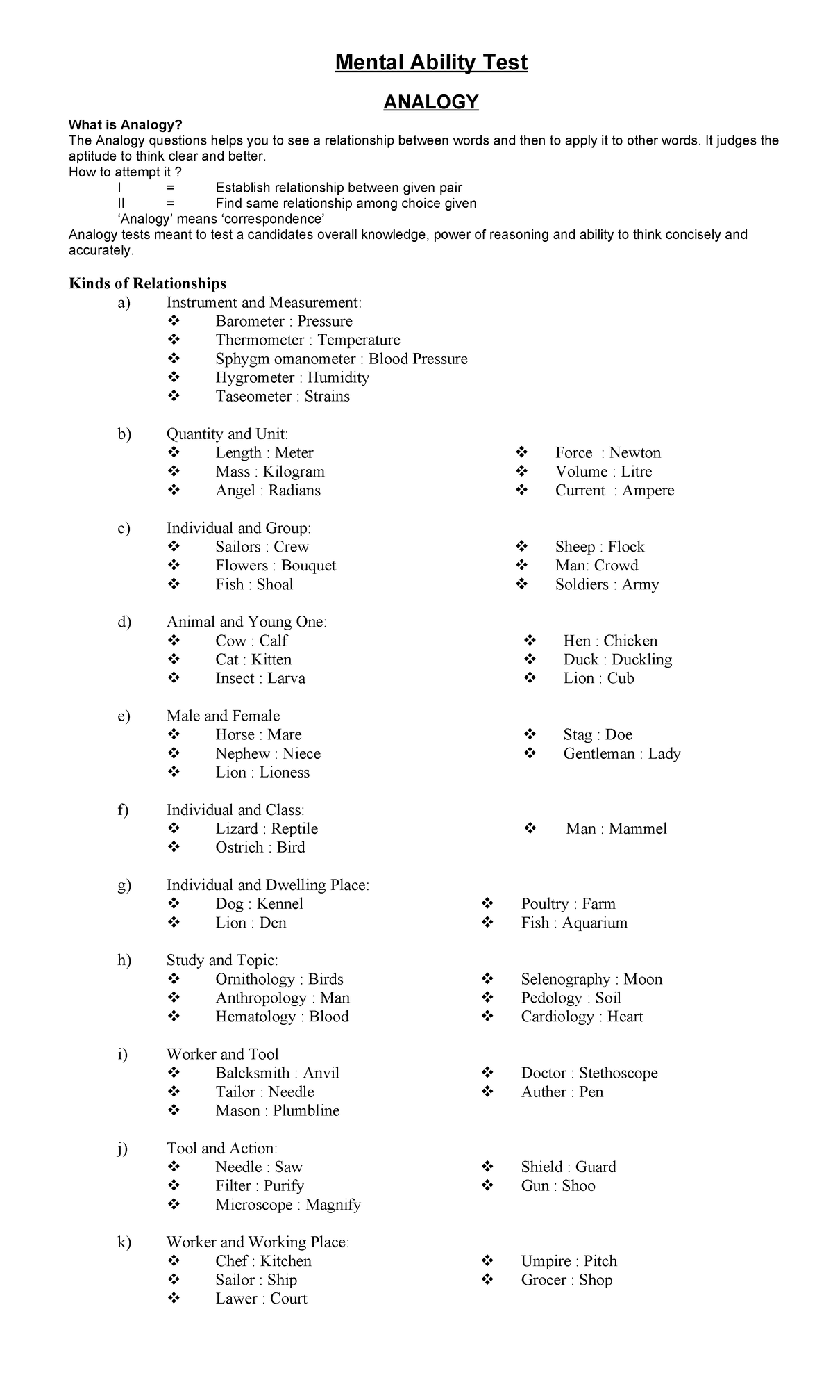 38472285-Analogy - ddfdfd - Mental Ability Test ANALOGY What is Analogy ...